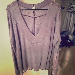 Free people oversized shirt